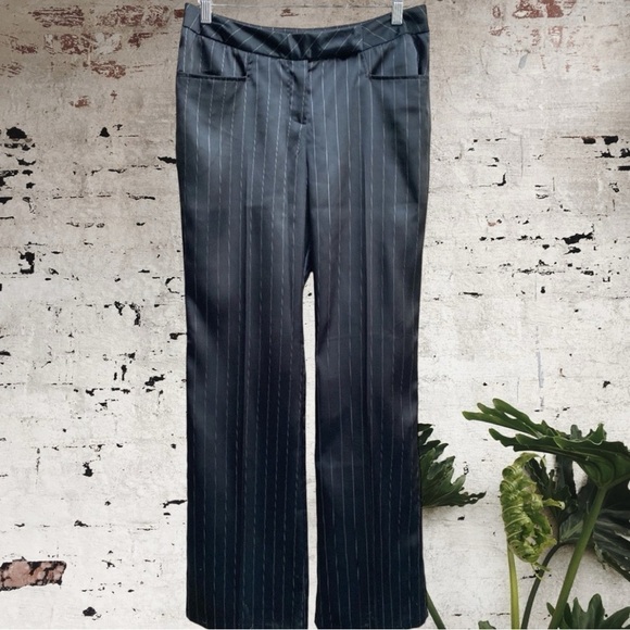 RK Pants - 𝅺$10$ add on RK ZORA WOMEN'S SATIN PINSTRIPE GENTLEMEN'S style trouser pants